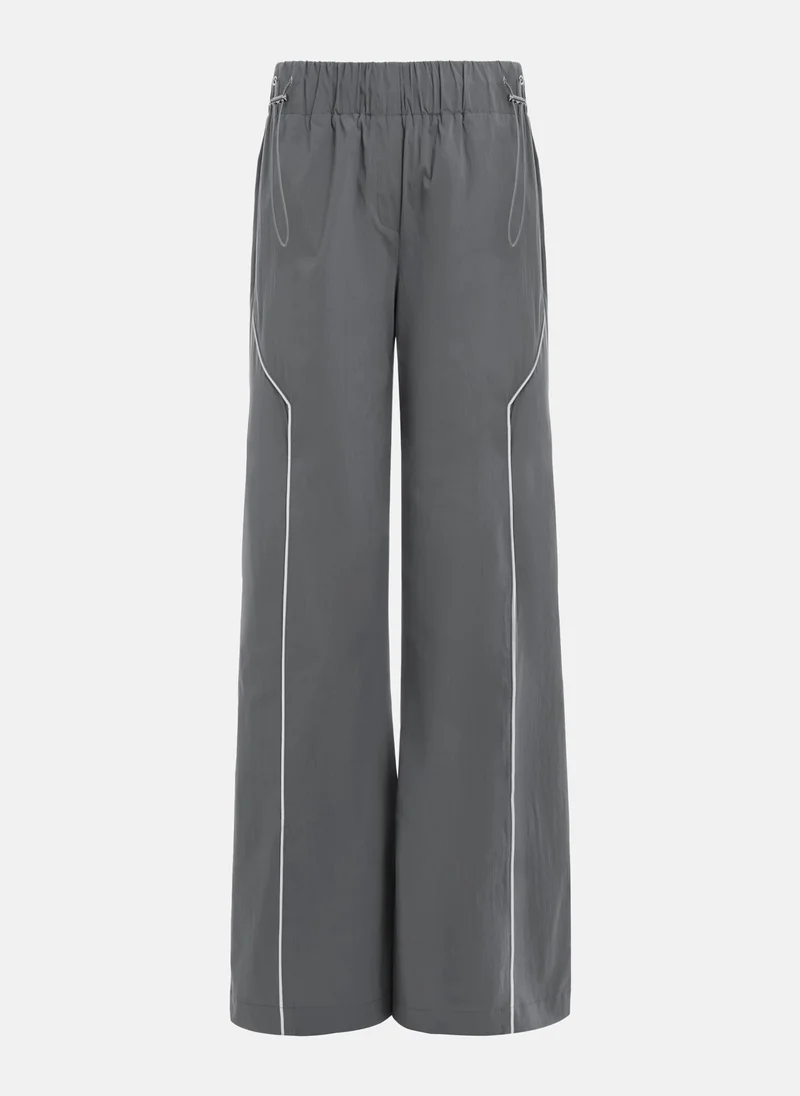 Lichi Loose nylon trousers with contrasting stripes