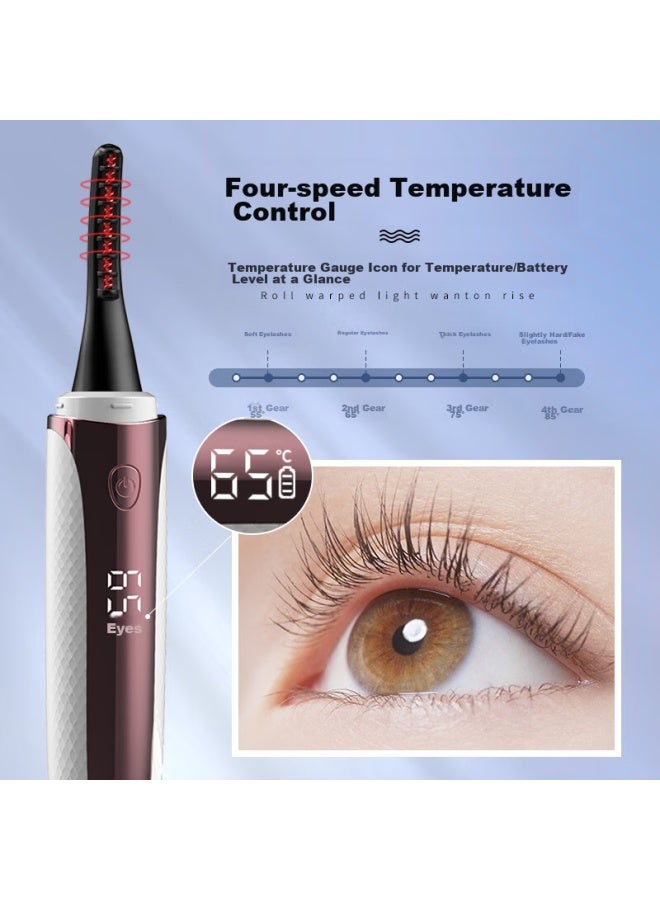 Eyecurl Electric Eyelash Curler, Fifth Generation, Black, Upgraded Digital Display, K-cu Model, Eyelash Curling Tool, Long-lasting Shaping - Image 2