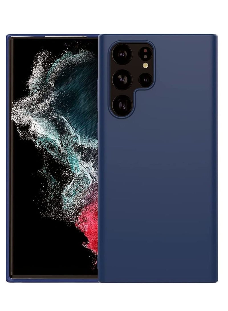 ELTRAZONE Samsung Galaxy S23 Ultra Case Cover Black Slim Fit for Soft TPU Back Cover Flexible Silicone Cover - Image 1