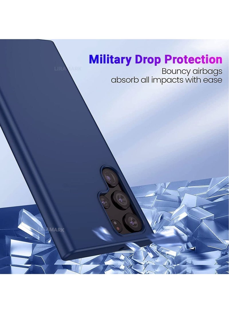 ELTRAZONE Samsung Galaxy S23 Ultra Case Cover Black Slim Fit for Soft TPU Back Cover Flexible Silicone Cover - Image 4