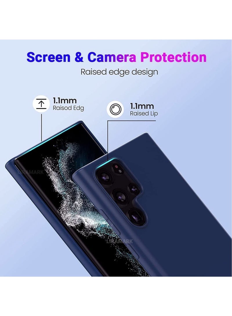 ELTRAZONE Samsung Galaxy S23 Ultra Case Cover Black Slim Fit for Soft TPU Back Cover Flexible Silicone Cover - Image 2