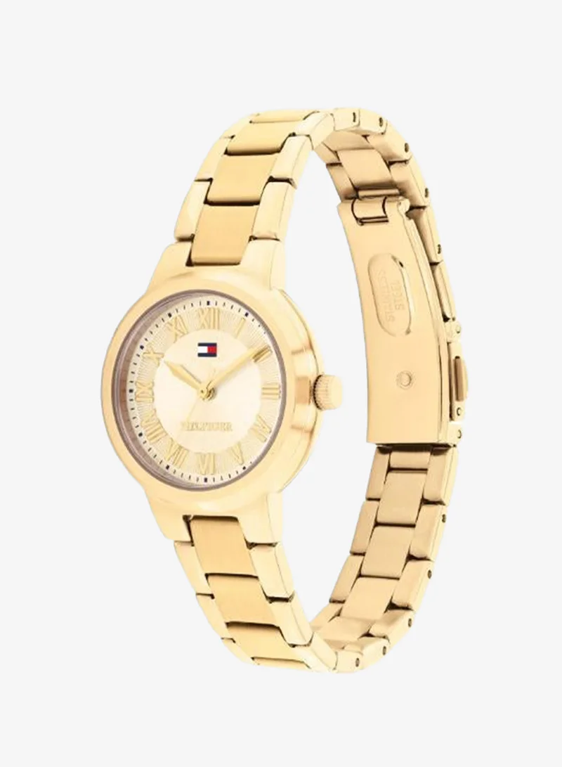 Tommy Hilfiger  Ionic Plated Thin Gold Steel Quartz Basic Watch for Women | Best Price UAE