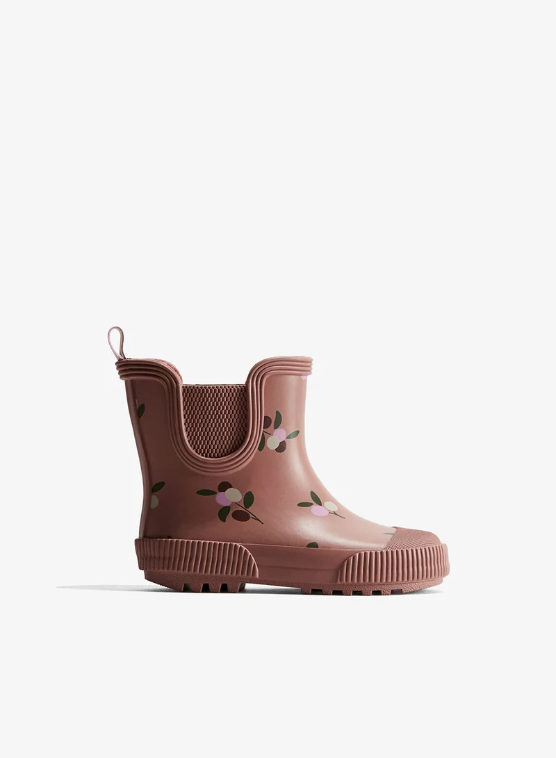 اتش اند ام حذاء ويلينغتون مُبطن بالفليس