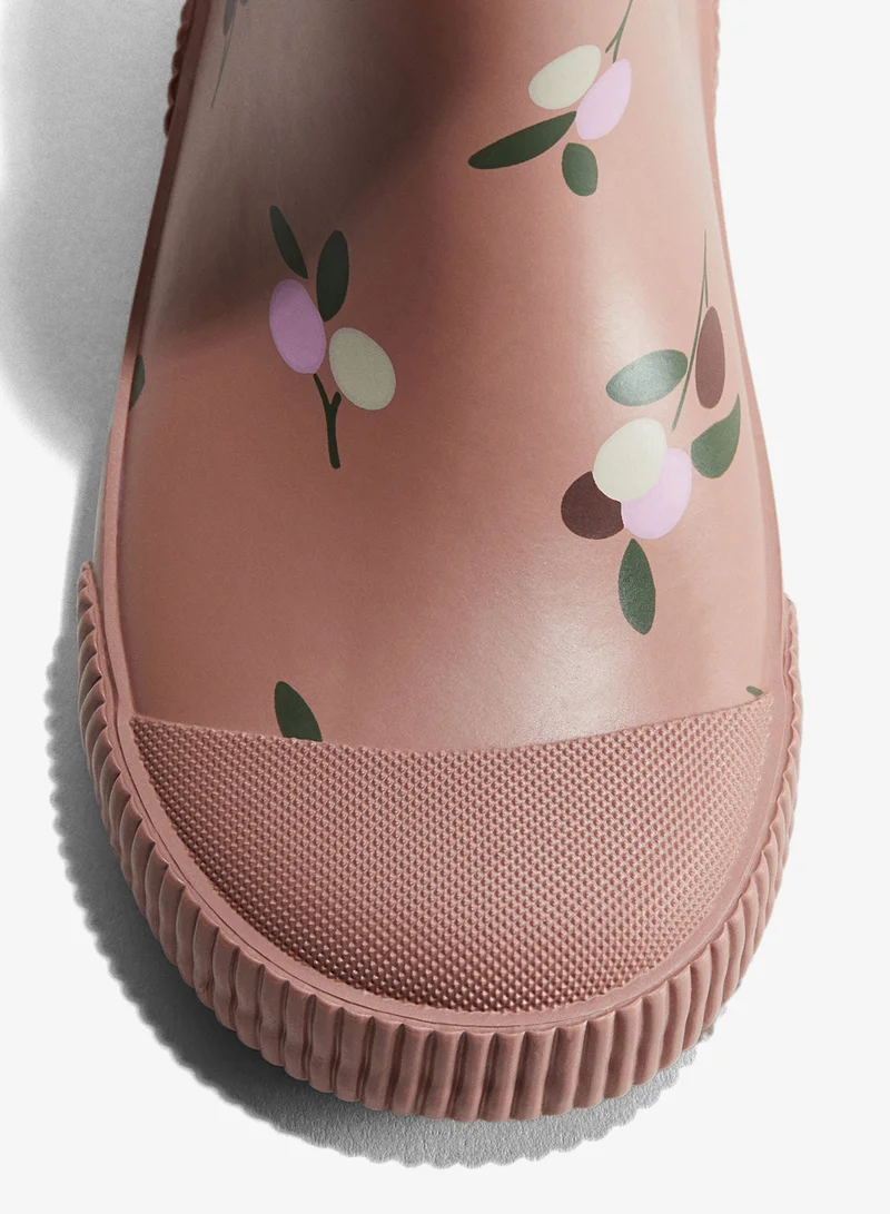 اتش اند ام حذاء ويلينغتون مُبطن بالفليس