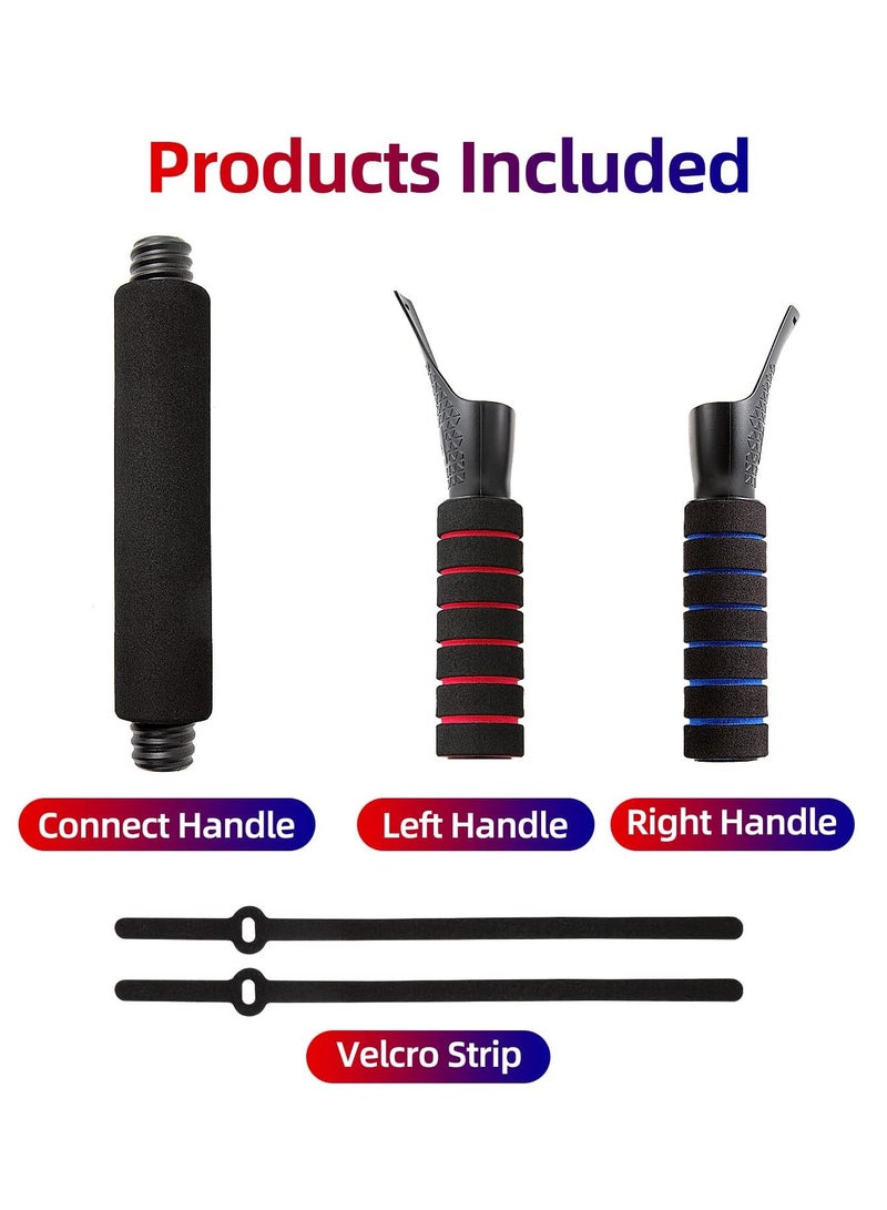 Long Stick Handle Extension Grips Stand for Meta Quest 2 Quest Rift S Playing Beat Saber Games - Image 3
