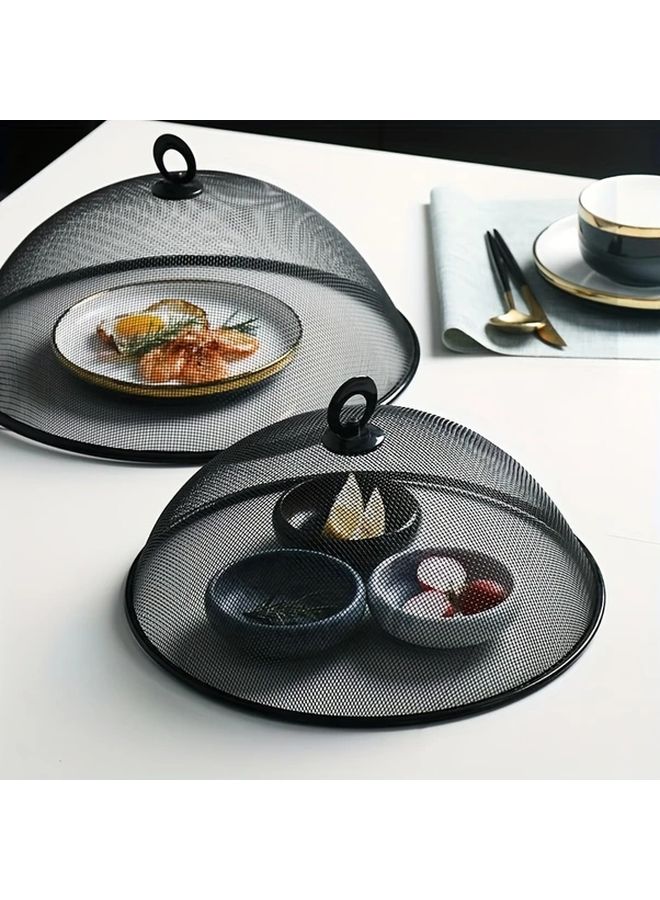 3pcs Reusable Metal Mesh Food Covers Insect Proof For Outdoor BBQ Picnic Camping - Image 1