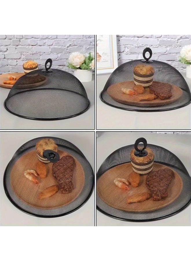 3pcs Reusable Metal Mesh Food Covers Insect Proof For Outdoor BBQ Picnic Camping - Image 2