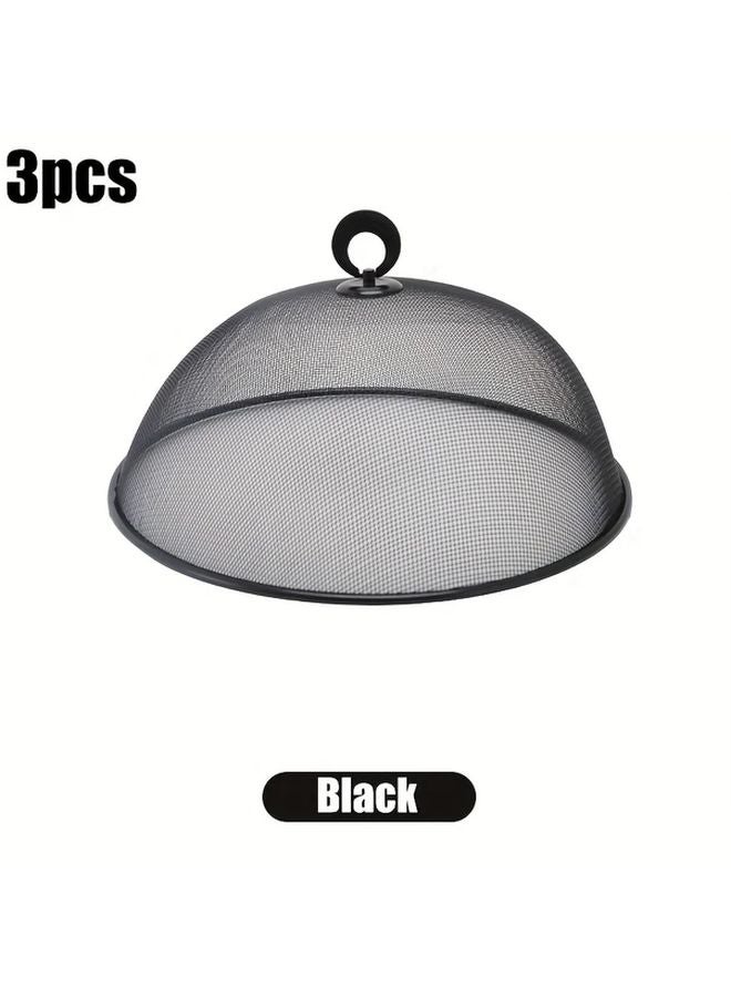 3pcs Reusable Metal Mesh Food Covers Insect Proof For Outdoor BBQ Picnic Camping - Image 4