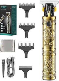 VGR Professional Hair Shaver & Trimmer, Cord/Cordless, Turbo Function, Precision Blade, 3 Comb Attachments, Long Usage Time - Convenient and Practical Grooming Solution, V-096