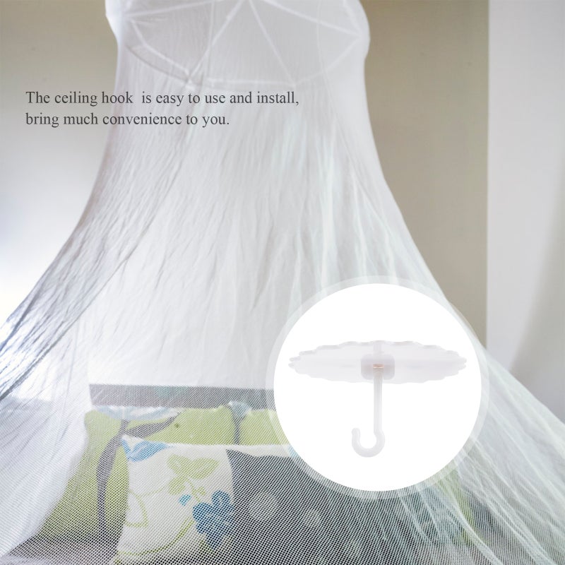 1 Set Dome Net Hooks Ceiling Hooks Bed Canopy Hooks for Home - Image 4