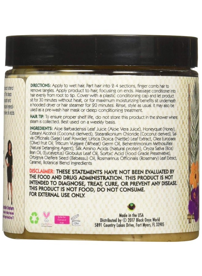 Honey And Sage Deep Conditioner Natural Honey Babassu And Sage 8 Ounce