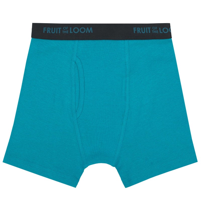 Fruit of the Loom Boy's Big Toddler Boxer Briefs, Tag Free & Breathable Underwear, Multipacks, 10 Pack-Assorted Colors, Large - Image 3