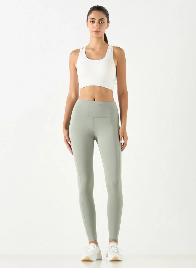 ADOT by Splash Leggings with Elasticated Waistband and Pockets