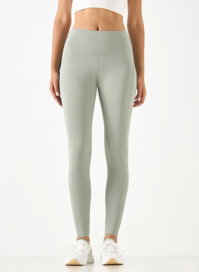 ADOT by Splash Leggings with Elasticated Waistband and Pockets
