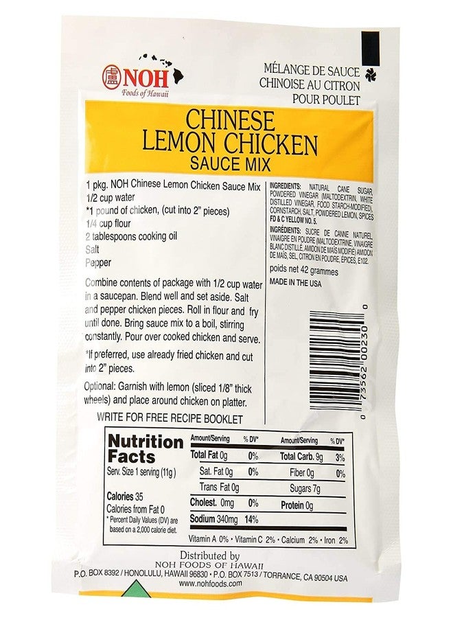 Noh Mixed Seasoning Mixes 6 Packs (Chinese Lemon Chicken Sauce Mix) - Image 3