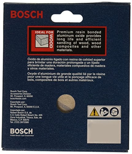 Bosch SR5R320 5-Piece 320 Grit 5 in. 8 Hole Hook-and-Loop Sanding Discs - Image 2