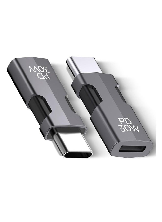 Generic - 2 Pcs USB C to Lightning Adapter with 30W PD Support Fast Charging Notebook 65W charging USB C Adapter Female to Lightning  Male USB Type C Converter Fit Compatible with iPhone 15 Pro iPad Series - Image 1