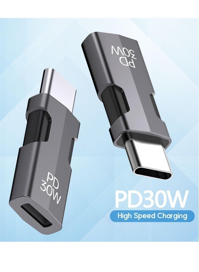 Generic - 2 Pcs USB C to Lightning Adapter with 30W PD Support Fast Charging Notebook 65W charging USB C Adapter Female to Lightning  Male USB Type C Converter Fit Compatible with iPhone 15 Pro iPad Series - Image 1