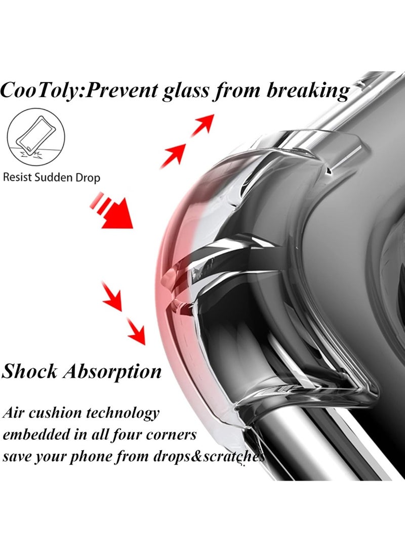 جراب متوافق مع Oppo A52 / A72 / A92، غطاء سيليكون شفاف TPU Gorilla مضاد للصدمات وواقي للكاميرا وزوايا مقاومة للصدمات - شفاف - Image 2