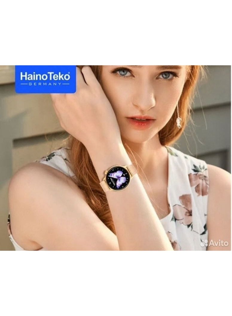 Haino Teko HainoTeko G20 Mini Smartwatch with Stylish AMOLED Display, Bluetooth Calling, and Three Interchangeable Straps for a Complete Fashion and Fitness Experience - Image 3