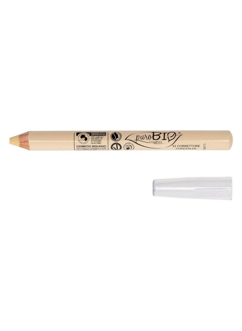 puroBio Corrective Concealer Pencil 33 Yellow 2.3g - Image 1