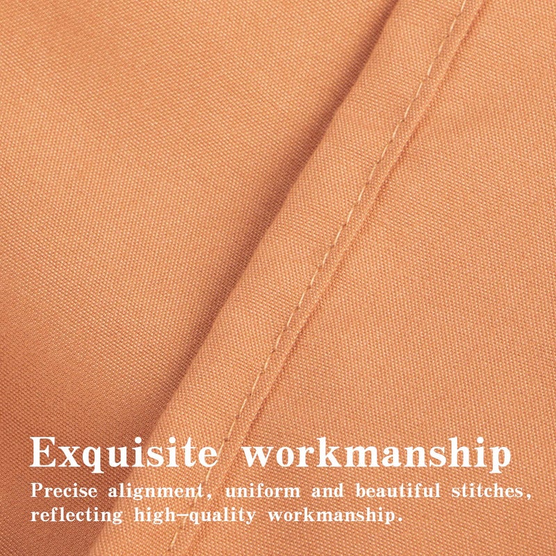 إن تي باي NTBAY King Pillow Sams - 2 Pack Microfiber 20x36 Covers Sham - Super Super and Dozy Wrinkle Resistant 20x36 Indces Oxford Plowcases Pale Orange  - Image 3