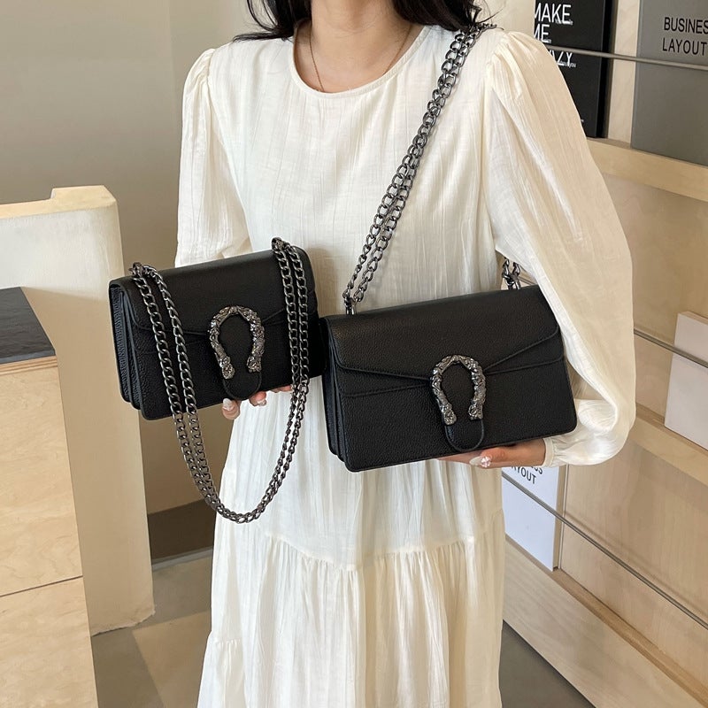 Dionysus Chain Small Square Bag 2026 New Model Light Luxury Versatile High-End Niche Fashion Single Shoulder Crossbody Bag - Image 5