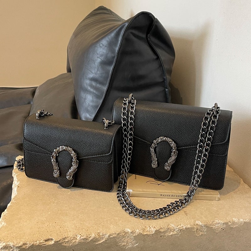 Dionysus Chain Small Square Bag 2026 New Model Light Luxury Versatile High-End Niche Fashion Single Shoulder Crossbody Bag - Image 3