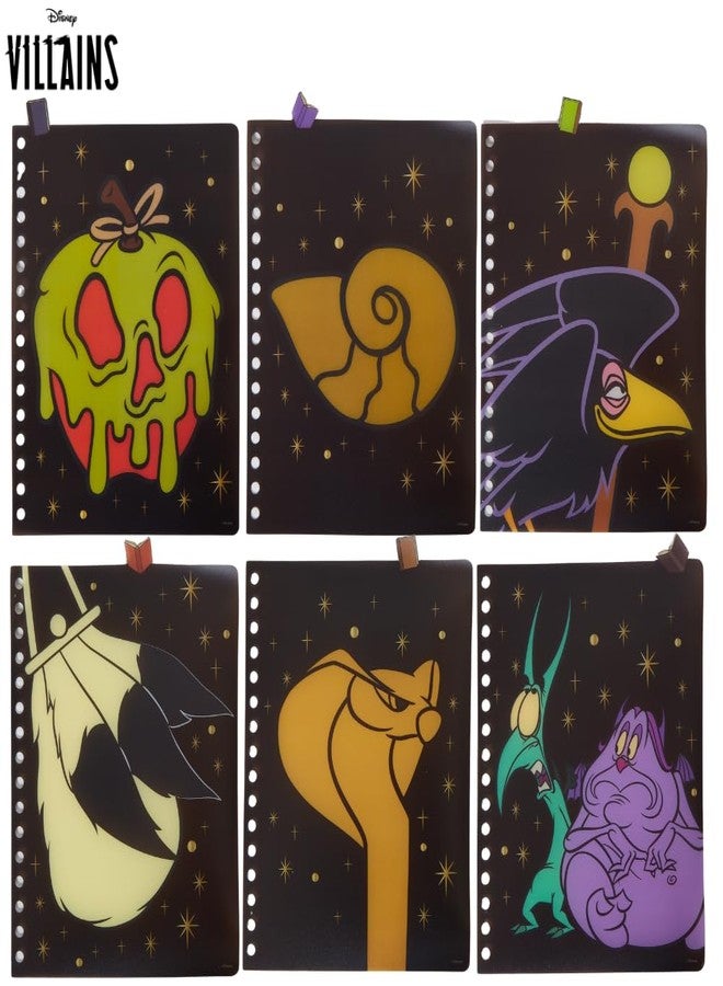 Innovative Designs Disney Villains Journal Notebook, Spiral Bound, 144 Lined Pages, 8 x 7 inches, Light Green, Disney Princess Movie Characters - Image 4