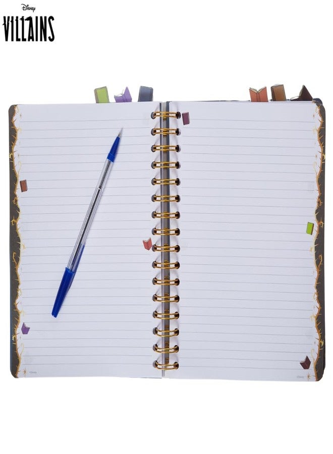Innovative Designs Disney Villains Journal Notebook, Spiral Bound, 144 Lined Pages, 8 x 7 inches, Light Green, Disney Princess Movie Characters - Image 3