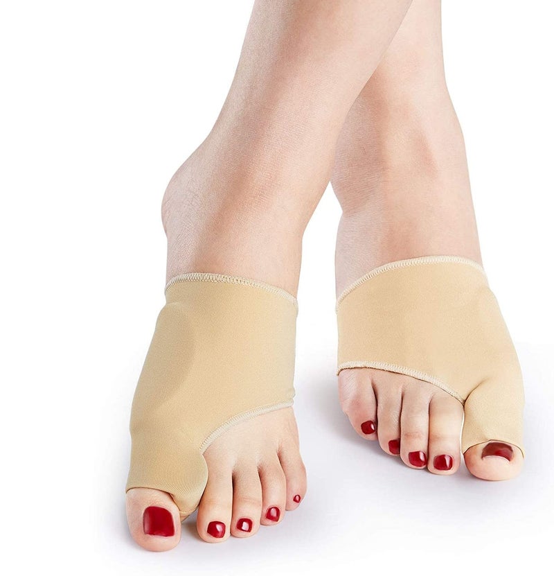 RANUR Unisex Bunion Corrector Washable Silicone Gel Pad Toe Separator with Relief Gel Pad Cushion, Toe Brace, Spacers, Fits with Shoes and Socks Uk4 To Uk6 (Medium) - Image 1