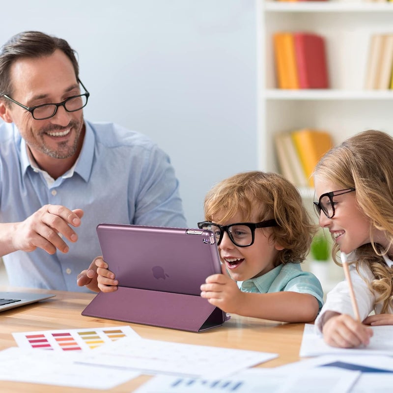 Procases Ipad 10.2 Case 9Th Gen 2021/ Ipad 8Th Gen 2020/ 7Th Gen 2019, Slim Stand Hard Back Shell Protective Smart Cover Case For 10.2 Inch Ipad 9/8/7-Purple - Image 3