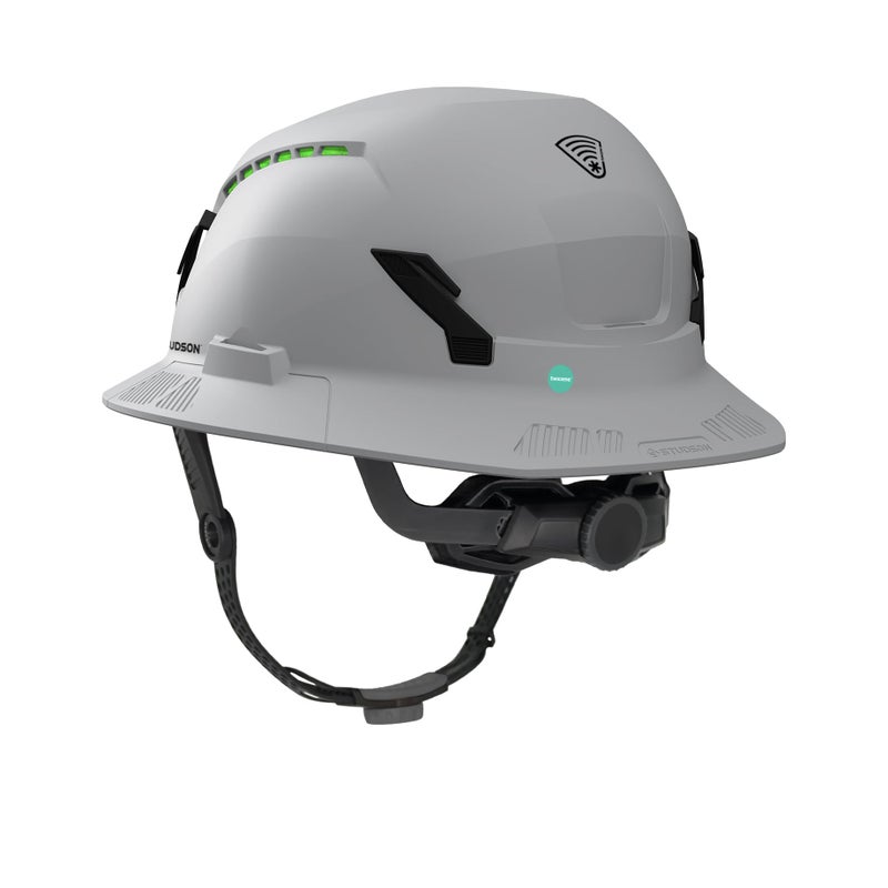 STUDSON SHK-1 Highbar Full Brim Class C Vented Safety Helmet | ANSI Z89.1 Type I & Type II | Koroyd Impact Protection | Highbar Chinstrap | Twiceme Integrated - HD Carbon - Image 5