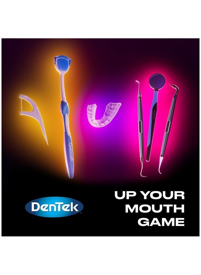 Dentek - خيط تنظيف الأسنان Cross Flosser للتحكم في البلاك، خيط تنظيف على شكل X، 75 قطعة - Image 1