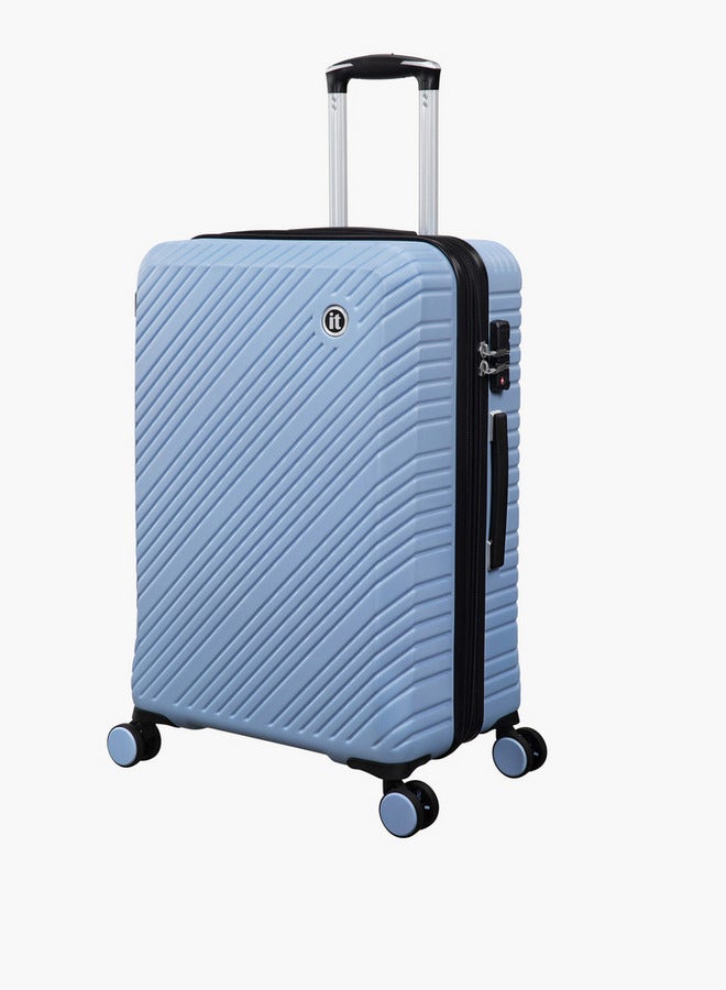 it Textured Hardcase Luggage Trolley with Retractable Handle - 24 Inches Check-in Bag - Image 2