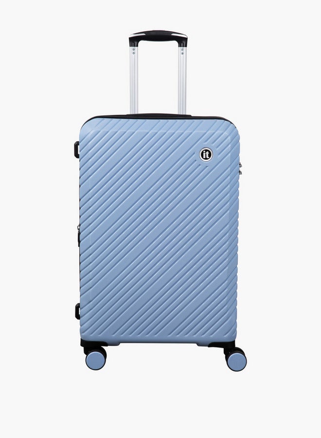 it Textured Hardcase Luggage Trolley with Retractable Handle - 24 Inches Check-in Bag - Image 1