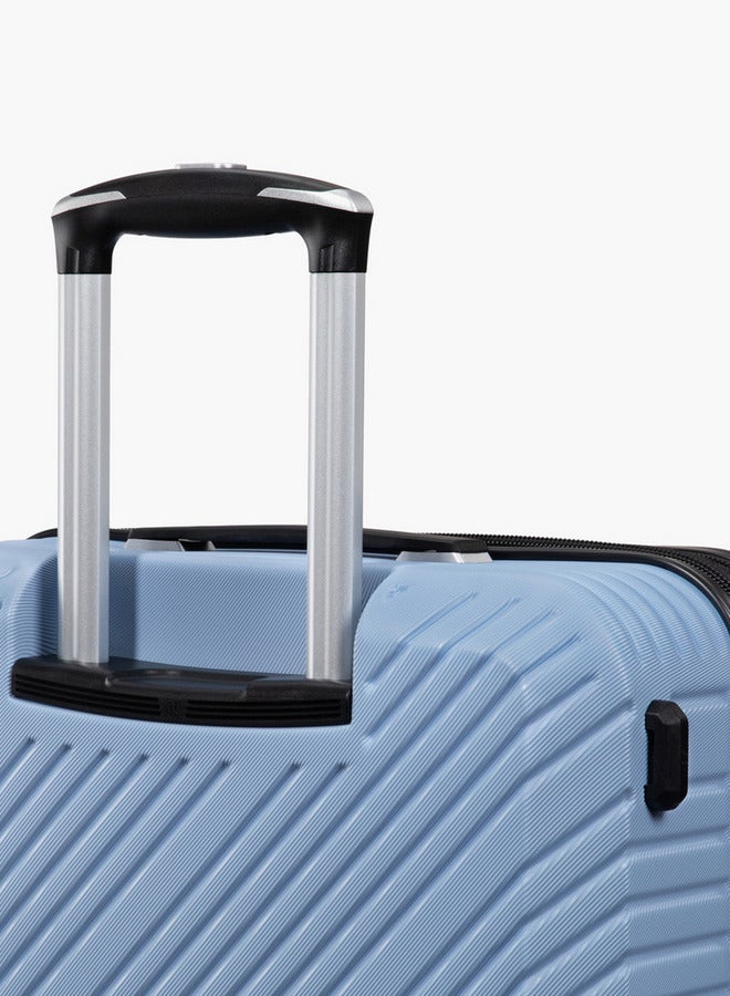 it Textured Hardcase Luggage Trolley with Retractable Handle - 24 Inches Check-in Bag - Image 5