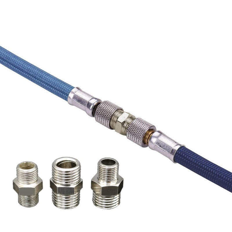 Spedertool 16 Pcs Airbrush Adapter Set, 1/8 and 1/4 Inch Male/Female Connectors, Quick Disconnect - Image 5
