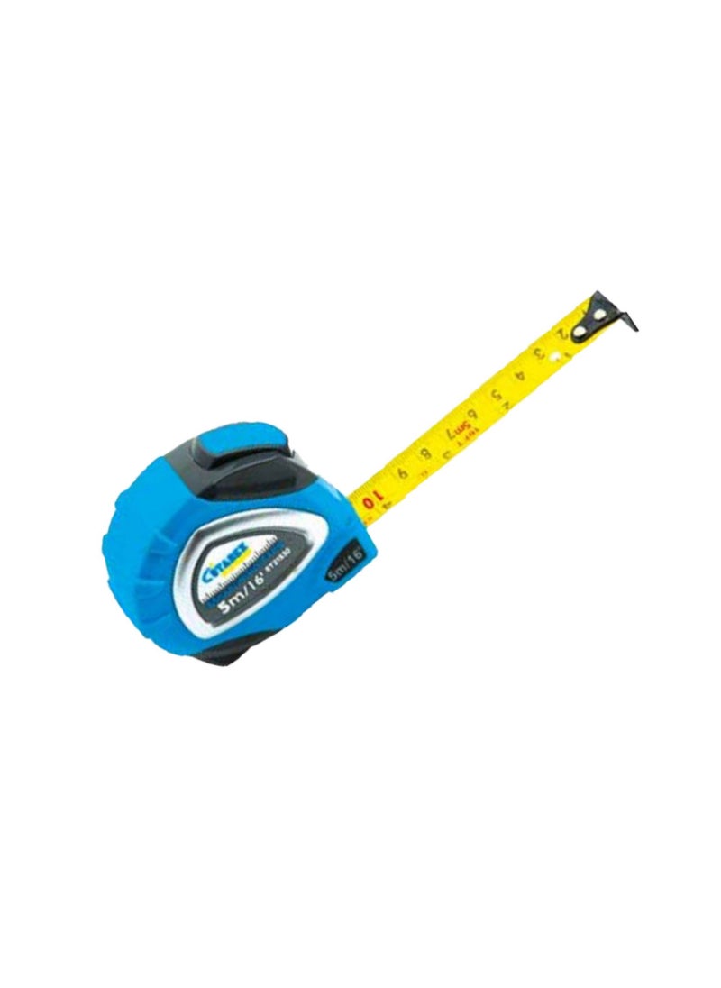 Starex Starex Measuring Tape 8mx25mm Blue Rubber Double Side Print Blade D/Blister 