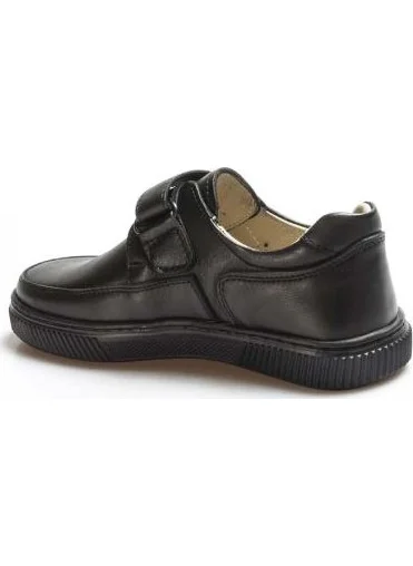 Fast Step Genuine Leather Black Boy School Shoes 770pa917