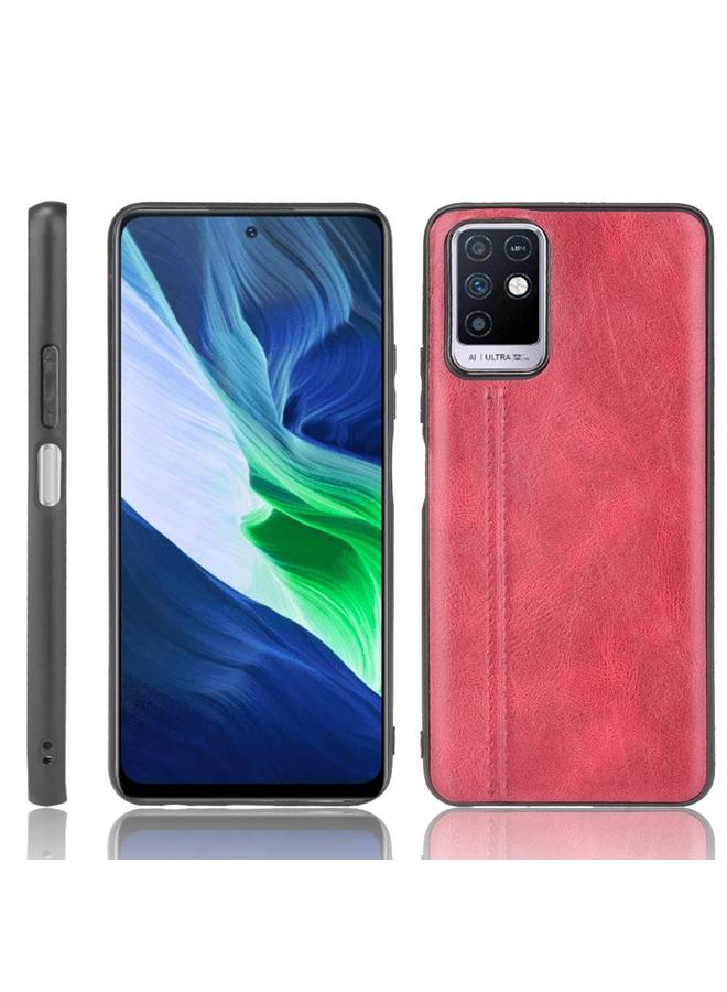 Zaboon Case For Infinix Note 10 / X693 Sewing Cow Pattern Skin Phone Case - Image 1