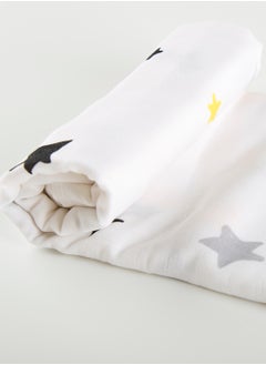 Sand Whale  100% Organic Cotton Baby Swaddle  - Image 2