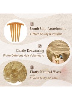 Short Wavy Blonde Ponytail Extension 9 In Comb Clip Drawstring Ponytail Hair Extensions Thick Soft Synthetic Clip In Pony Tails Hairpieces For Women Girls Daily Party- Ash Blonde - pzsku/Z1E56F1F9292176E69D35Z/45/_/1733730310/20b8a24f-04da-46ec-8e02-4e565f3f1c23