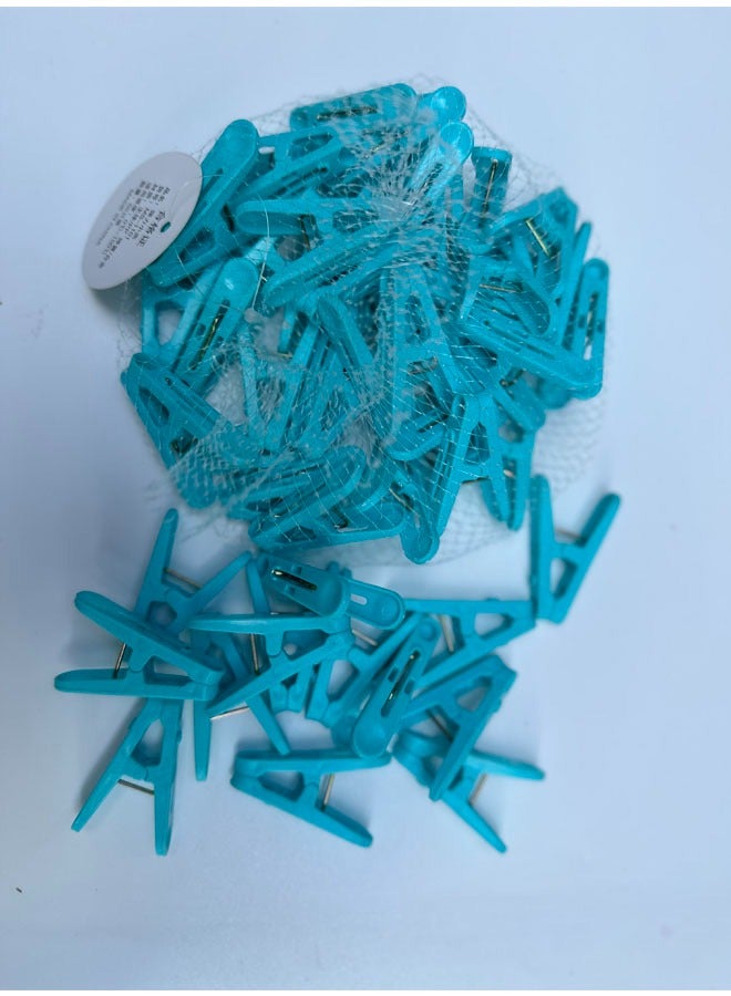 50pcs Plastic Clothespins Laundry Clips Colorful Clothespins  - Image 2