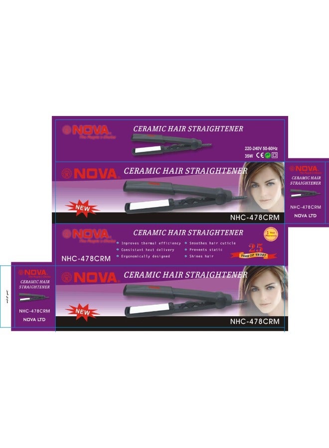 NOVA Professional Hair Straightener Black