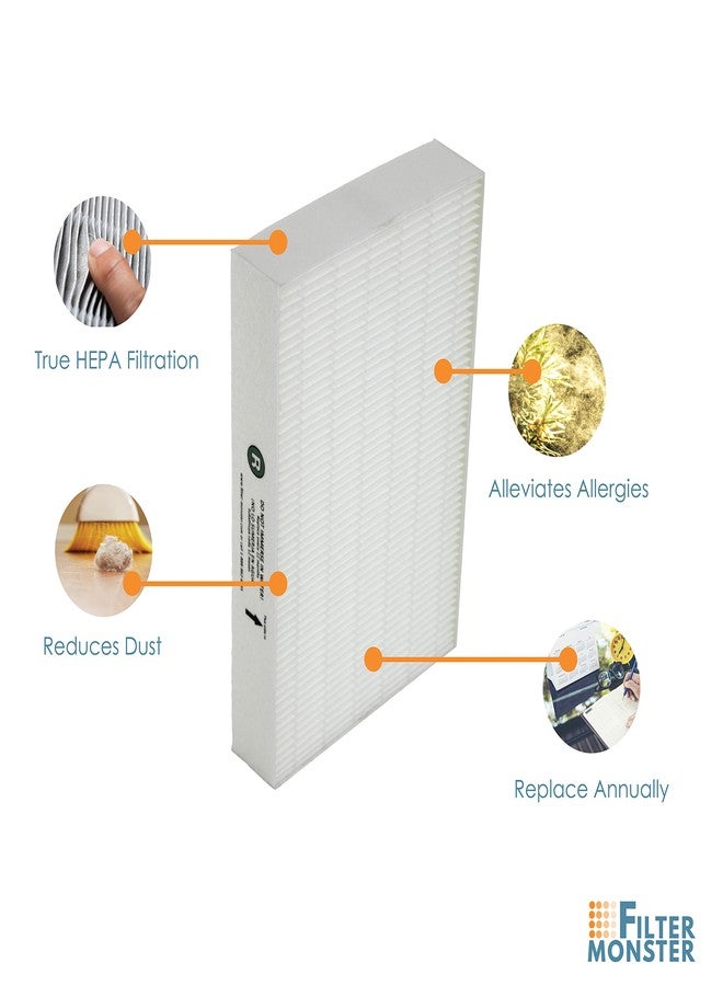 Filter-Monster.com True HEPA Replacement Filter Compatible with Honeywell HEPA R Filter (HRF-R1) for HPA090, HPA100, HPA200, HPA250 and HPA300 Series Air Purifiers - Image 5