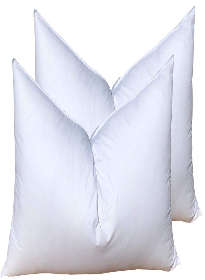 Pillowflex Synthetic Down Alternative Pillow - 2 Pillow Set Inserts for Shams, Throw Bed Pillows for Sleeping, Plush & Soft Pillow Set, Faux Down Throw Pillow Insert, Micro Denier (12 x18 inches) - Image 2