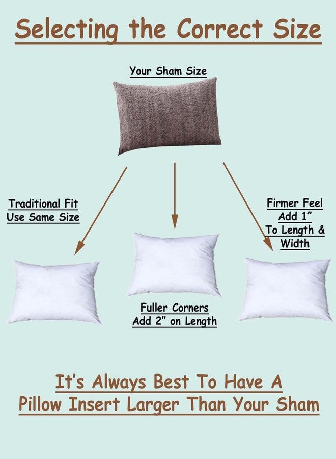 Pillowflex Synthetic Down Alternative Pillow - 2 Pillow Set Inserts for Shams, Throw Bed Pillows for Sleeping, Plush & Soft Pillow Set, Faux Down Throw Pillow Insert, Micro Denier (12 x18 inches) - Image 3