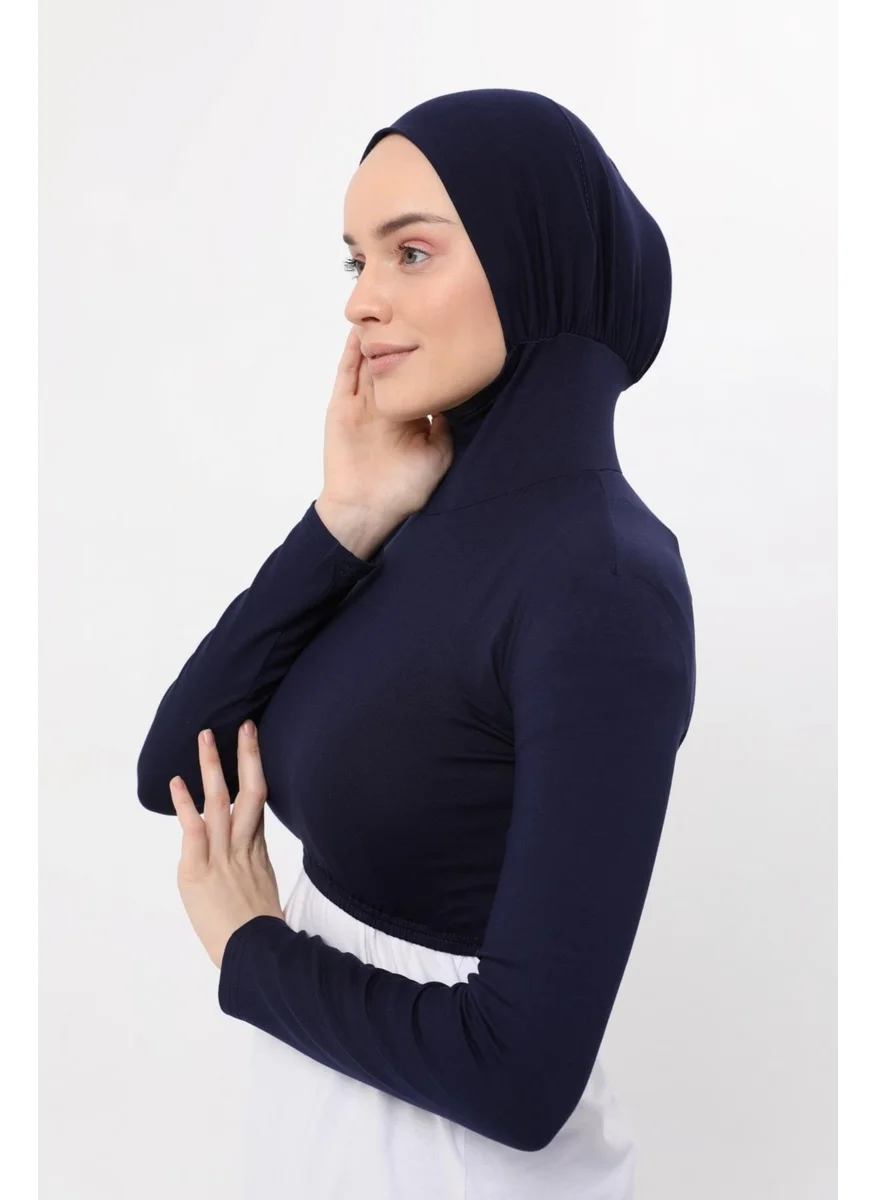 Altobeh Long Sleeve Neck Collar Bonnet Half Body