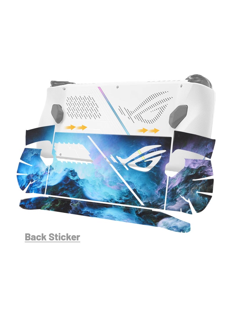 Zikra Custom Vinyl Skin Decal for ROG Ally Gaming Handheld - Protective Stickers for 2023 New Game Console, Perfect Fit for ROG Ally, Stylish and Durable Wraps. - Image 2